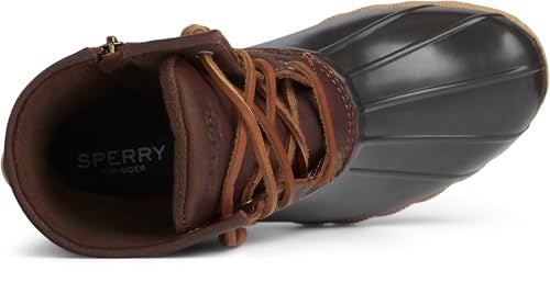 Sperry Womens Saltwater Boots, Tan/Dk Brown, 7.5 - Image 5