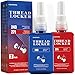 ESKONKE 2 Pack Thread Locker Blue 243 Medium Red 271 High Metal Screw Locking Sealant for BoltsNutsFasteners Prevents LooseningCorrosion - Image 2