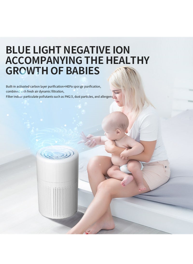 Generic - Aromatherapy Air Purifier with Activated Carbon Filters and H13 HEPA Network - Image 1