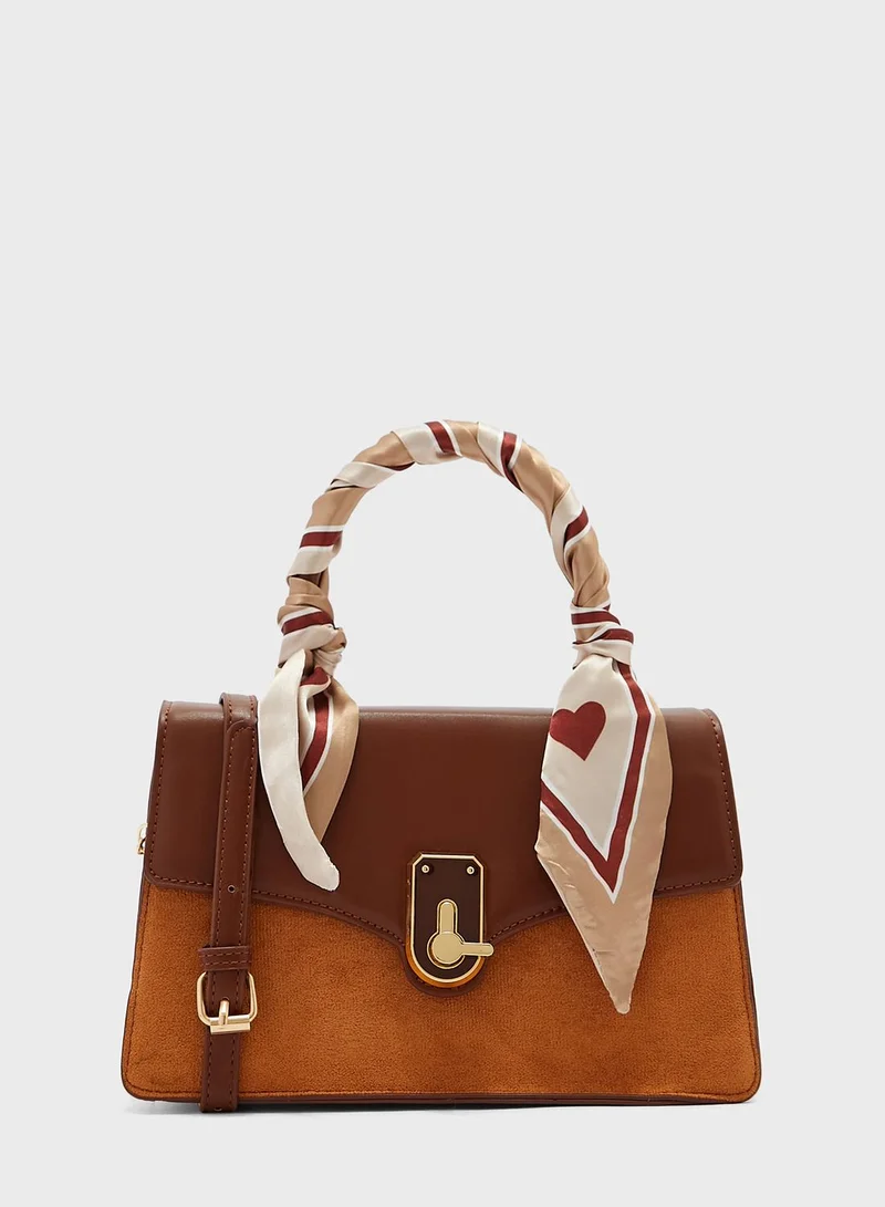 ELLA Scarf Strap Satchel Bag