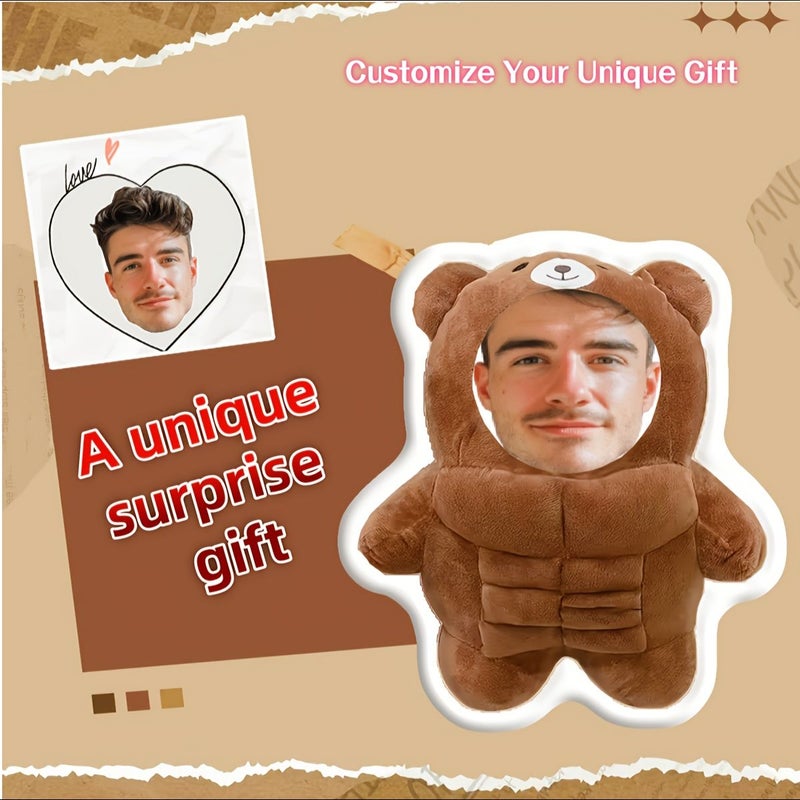 Fun Customizable Mini 10cm Photo Pillow Personalized Double Sided Printing Machine Washable - Image 1