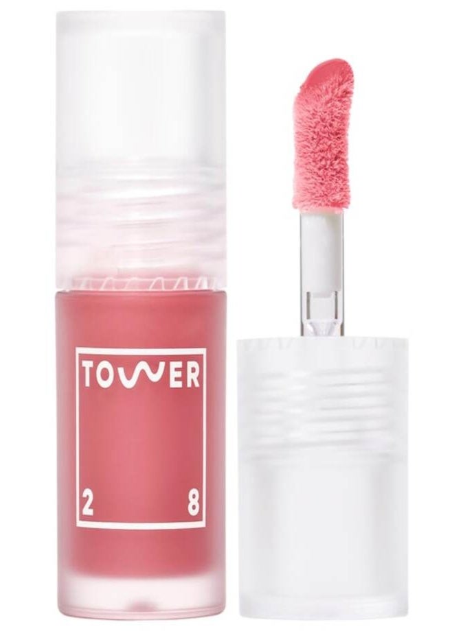 تاور 28 زيت الشفاه "ShineOn Plumping Jelly" من Tower 28 (سعة 5 مل) – زيت شفاه مرطب ولامع يمنح الشفاه مظهراً ممتلئاً بتركيبة غير لزجة. - Image 1