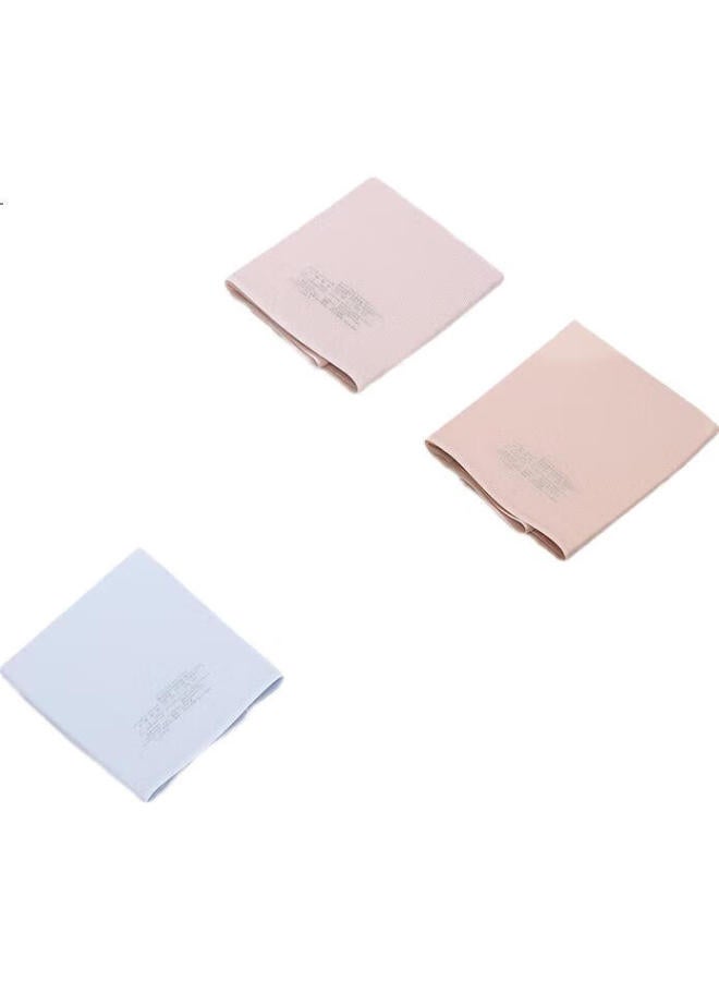 AIMER Women'S Cotton Crotch Clean Trace Leggings High Waist Flat Angle Pants (3-Pack) Am23A631 Pink + Skin Color + Gray 165 - Image 3