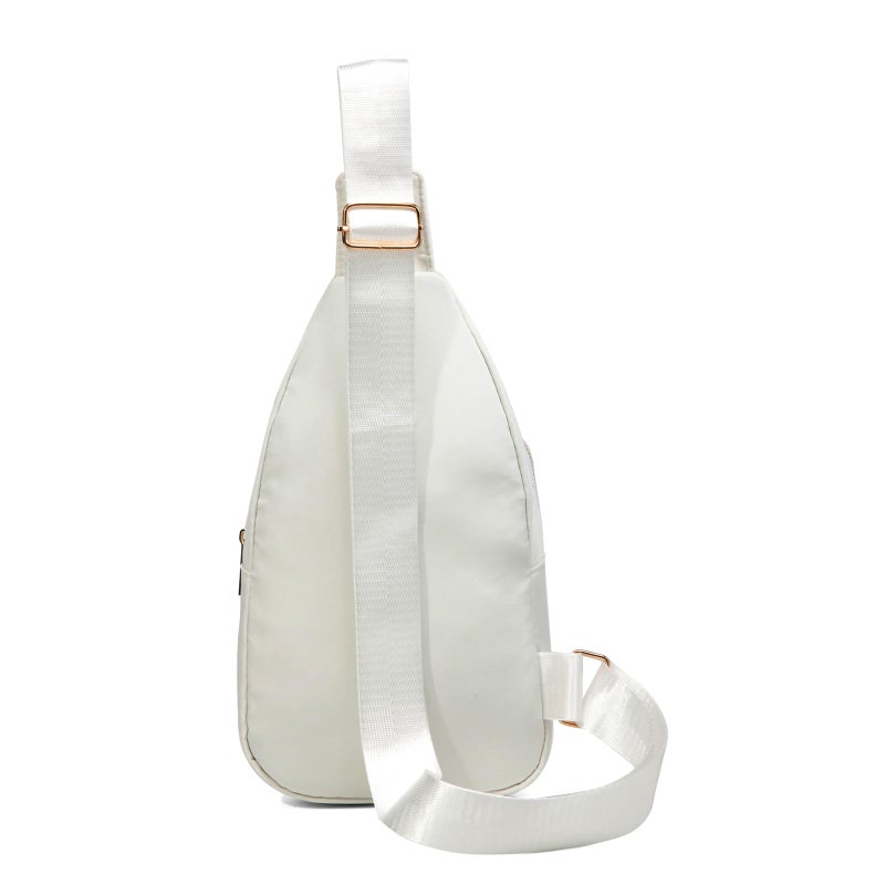 AOSTIHOT Crossbody Small Sling Backpack Sling Bag for Women, Chest Bag Daypack Crossbody for Travel Sport Running Hiking Beige - Image 4