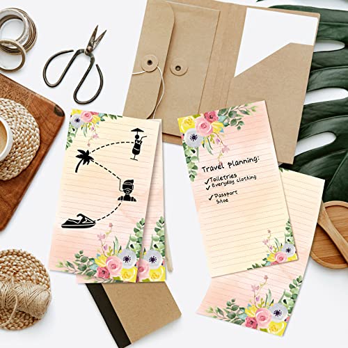 Perthlin 2 Pack 500 Sheets Floral Sticky Notes Cute Flower Note Pads Decorative Memo Pads to Do List Notepad 4.5 x 8 Inch Shopping Grocery List Notepads for Weekly Plan Home Office Christmas Supplies - Image 5