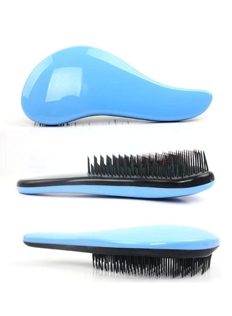 Generic Portable Hair Brush, Detangling Hair Brush, Anti-Static Sliding Comb for Detangling Knots, Air Cushion Massage Brush for Women Men Adults Kids for Long Curly Thick Dry Wet Hair - Image 1