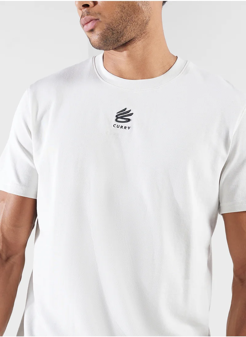 UNDER ARMOUR Curry Heavyweight Logo T-shirt