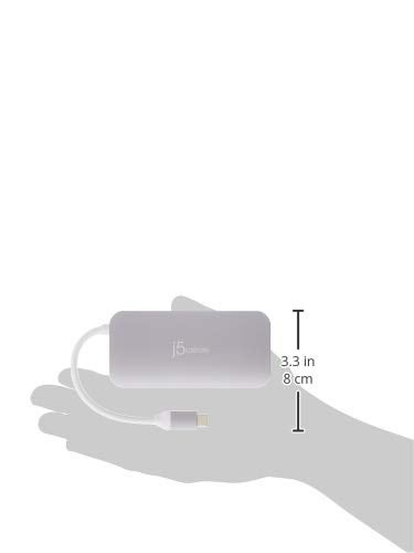 j5create USB-C 9-in-1 Multi Adapter Multi Adapter HDMI/Ethernet/USB 3.1, SD and MicroSD/PD 3.0 | 4K HDMI for MacBook | ChromeBook |USB-C Devices (JCD383) - Image 3