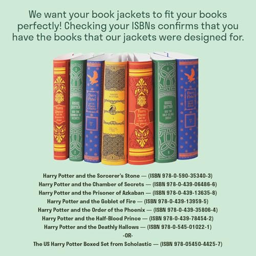 Juniper Books House Mashup Book Covers Only - Compatible with Hardcover Harry Potter Series | Books NOT Included - Image 3