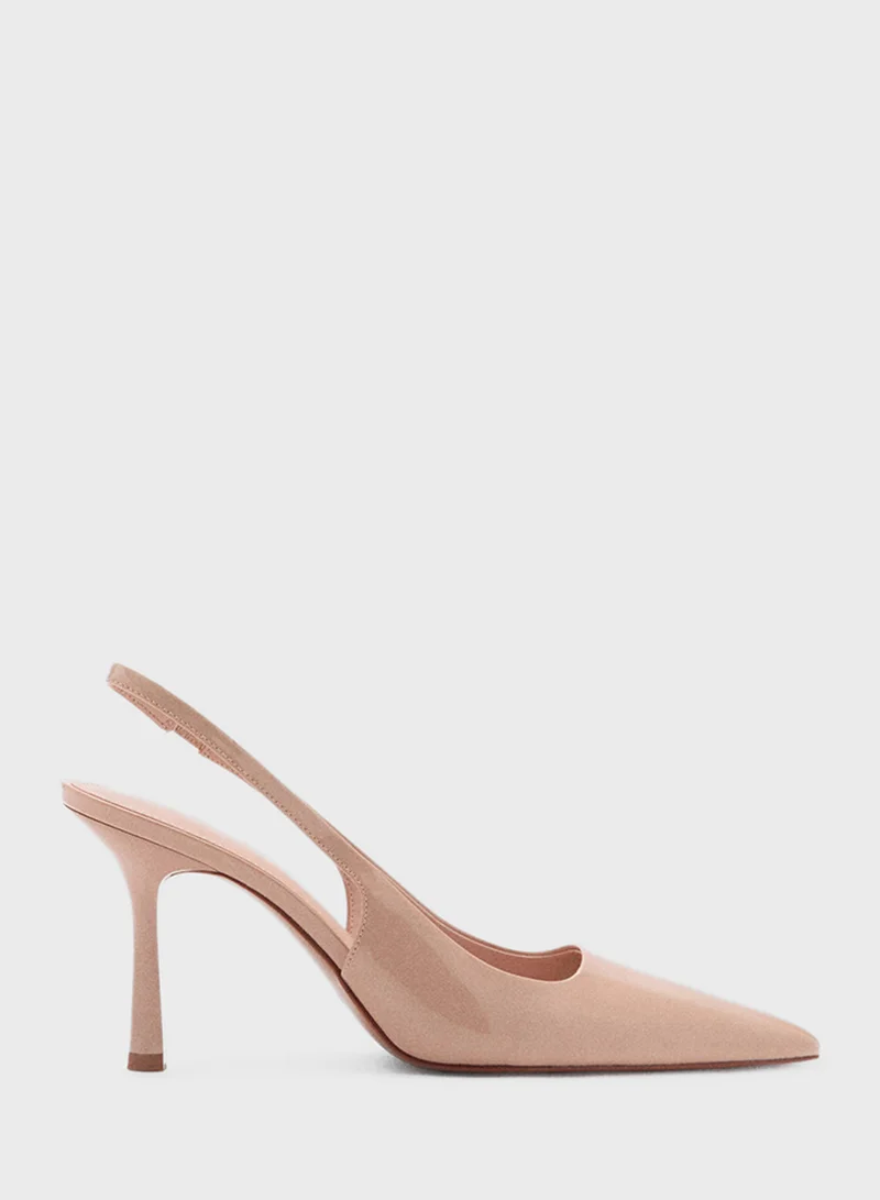 MANGO Pointed Toe Heel Shoes