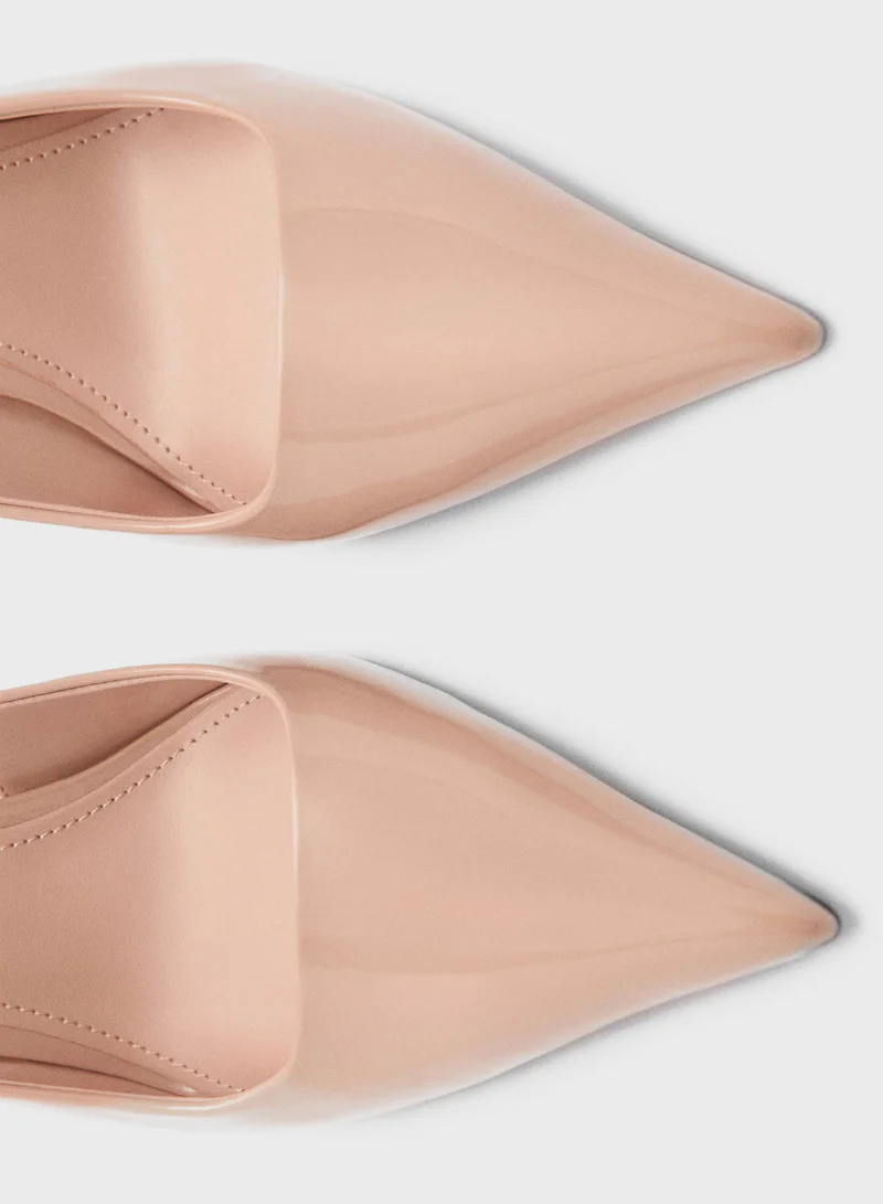 MANGO Pointed Toe Heel Shoes