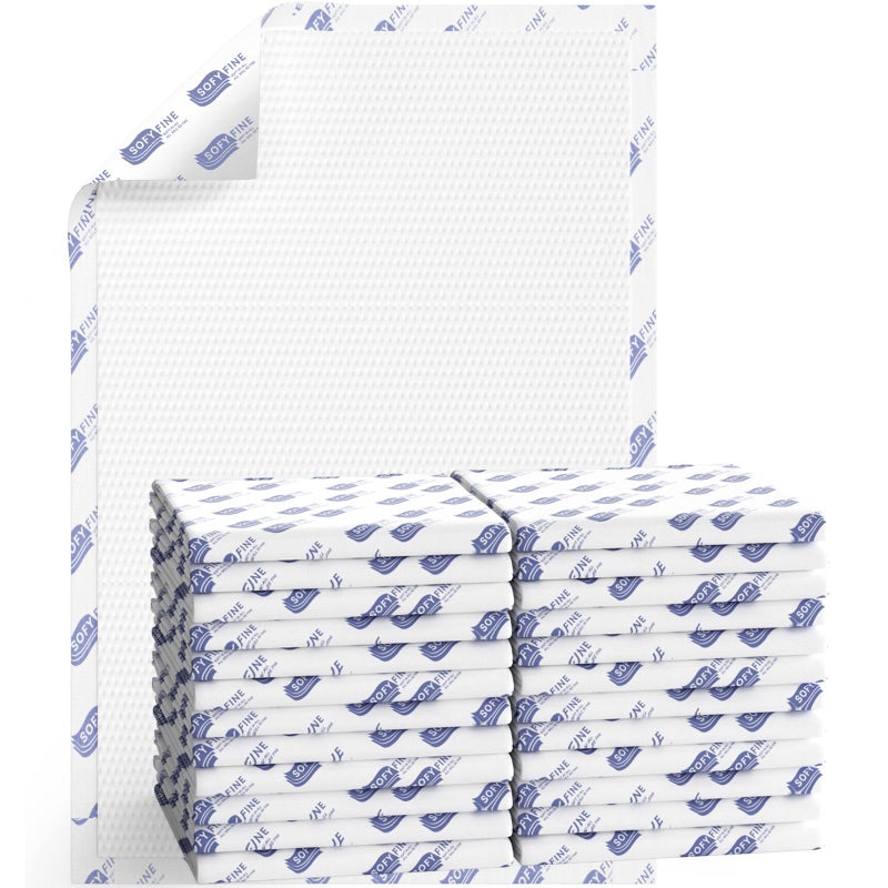 SOFYFINE Biggest Chucks Disposable 57"x36" Tear Resistant 215 Gram Heavy Duty Adults Incontinence Bed Pads, 5XL Extra Large Thicken Puppy Pee Pad, 10X Absorbency 360 Lb Transfer[10 Pads] - Image 1