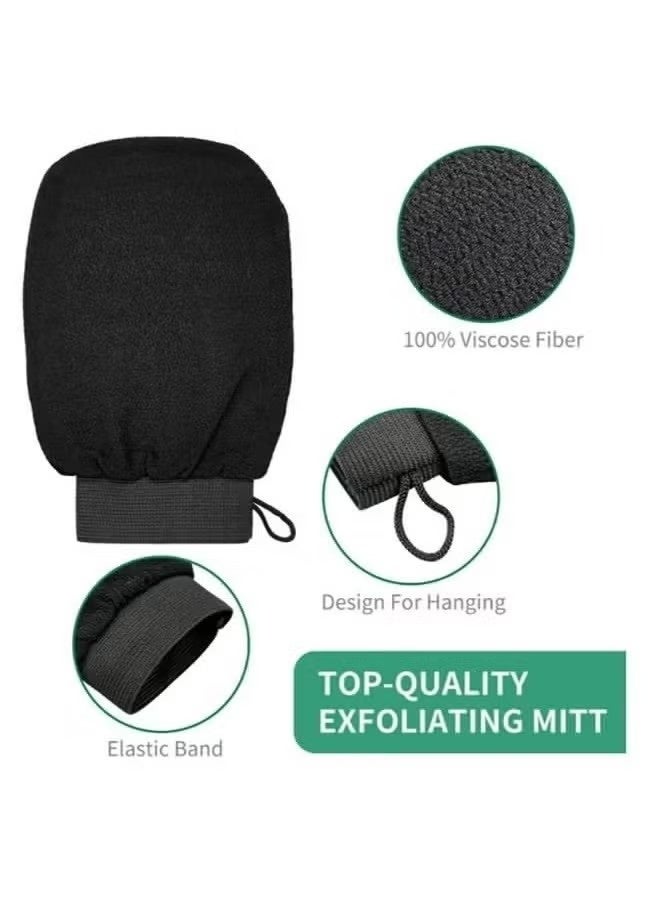 3-Piece Natural Silk Magic Body Cleaner Scrub exfoliating bath glove - Image 4