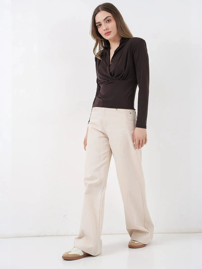 بيغ دارت BDART V-Neck Drape Blouse