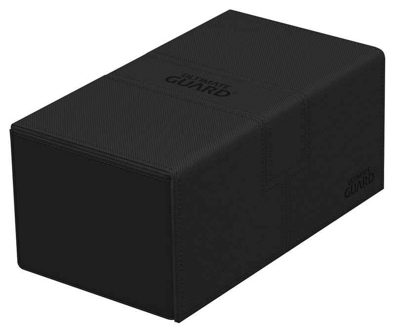 Ultimate Guard Twin FlipnTray 200 Deck Case for 200 DoubleSleeved TCG Cards  Dice Tray Black Independent Magnetic Closure  Microfiber Inner Lining - Image 2