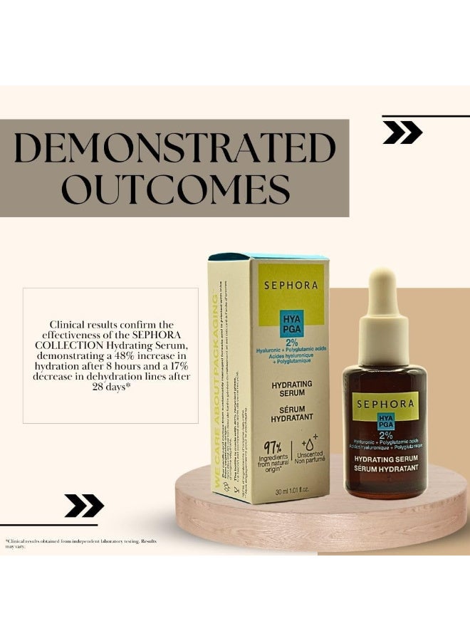 مجموعة سيفورا سيروم مرطب من مجموعة سيفورا بحمض الهيالورونيك وحمض البولي غلوتاميك، 30 ملليلتر، كل الأنواع - Image 5