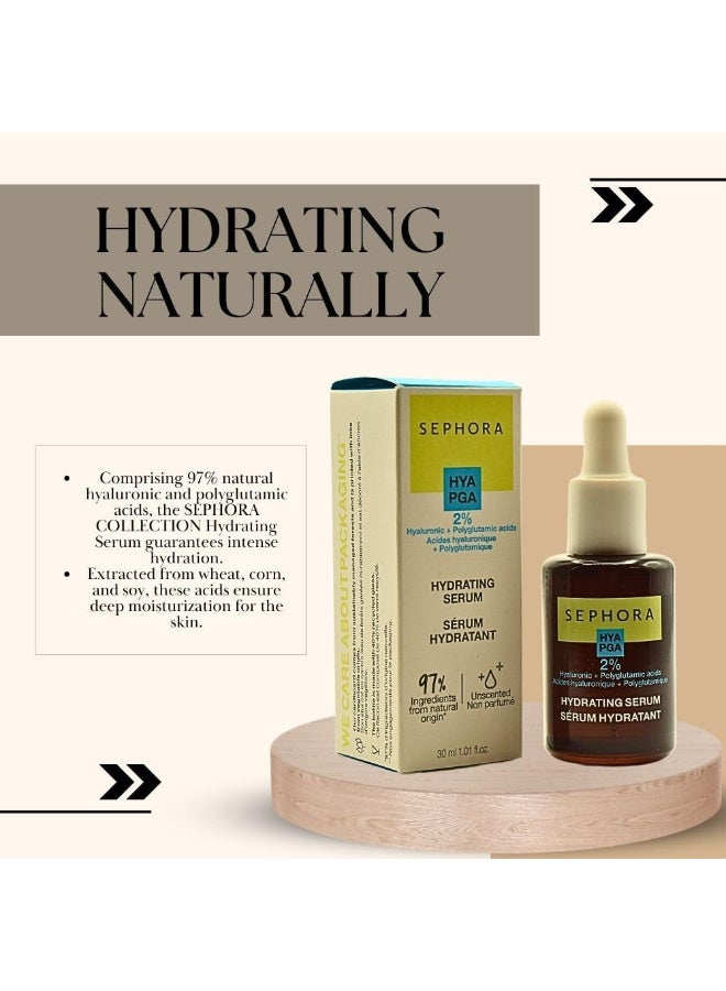 مجموعة سيفورا سيروم مرطب من مجموعة سيفورا بحمض الهيالورونيك وحمض البولي غلوتاميك، 30 ملليلتر، كل الأنواع - Image 4