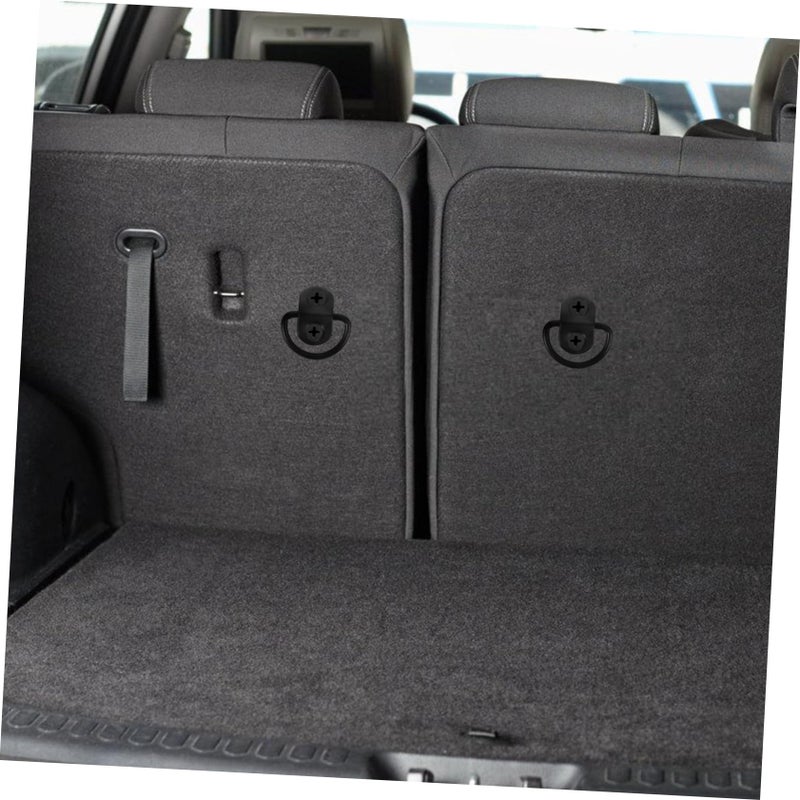 10pcs Tie Down Hooks for Trailer Luggage Sports Equipment Storage Black - Image 4