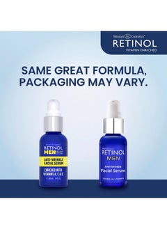 RETINOL Retinol Men’s Anti-Wrinkle Facial Serum - The Original Retinol Anti-Aging Men’s Formula For Younger Looking Skin - Vitamin-Enriched To Smooth Fine Lines & Wrinkles, Improve Tone & Promote Firmness  - Image 2