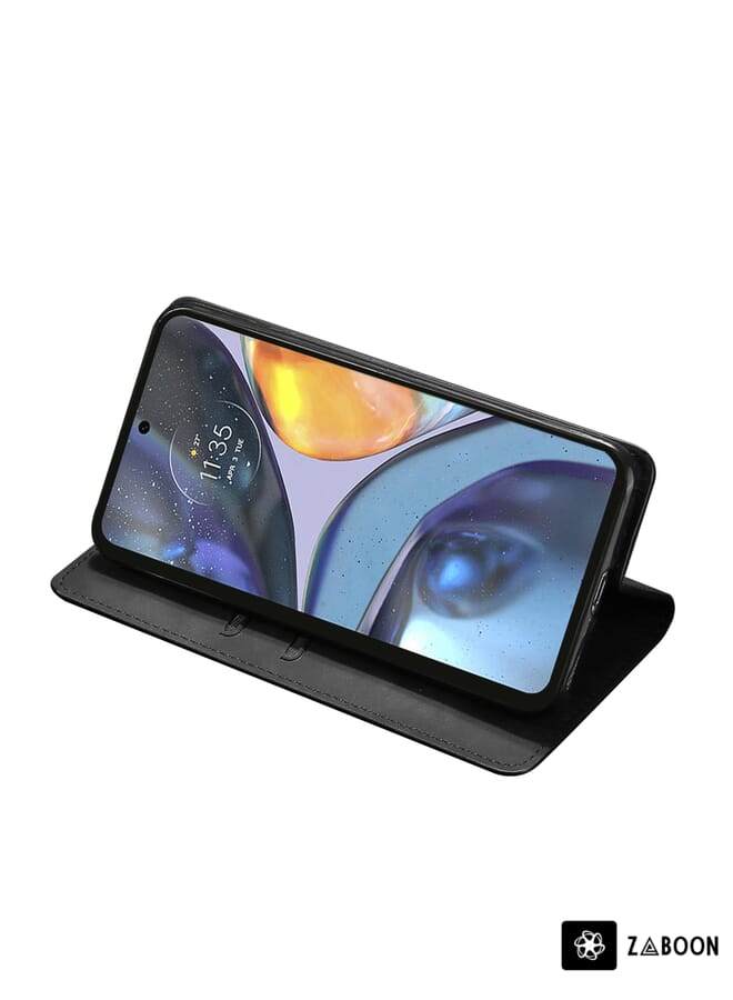 Zaboon Protective Case For vivo S15 5G Cow Texture Magnetic Horizontal Flip Leather - Image 4