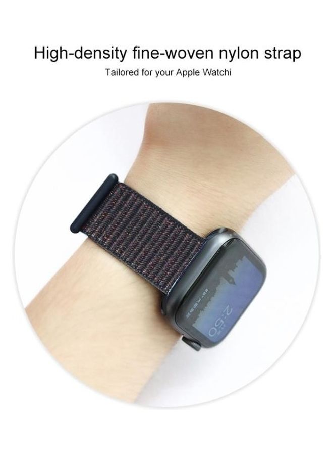 NIBEMINENT Replacement Watch Band For Apple Series 7 45mm/6 & SE 5 4 44mm/3 2 1 42mm Dark Olive Green - Image 3