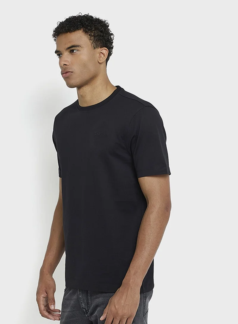Ben Sherman  Basic Mercerised Cotton Crew Neck T-Shirt for Men | Best Price UAE