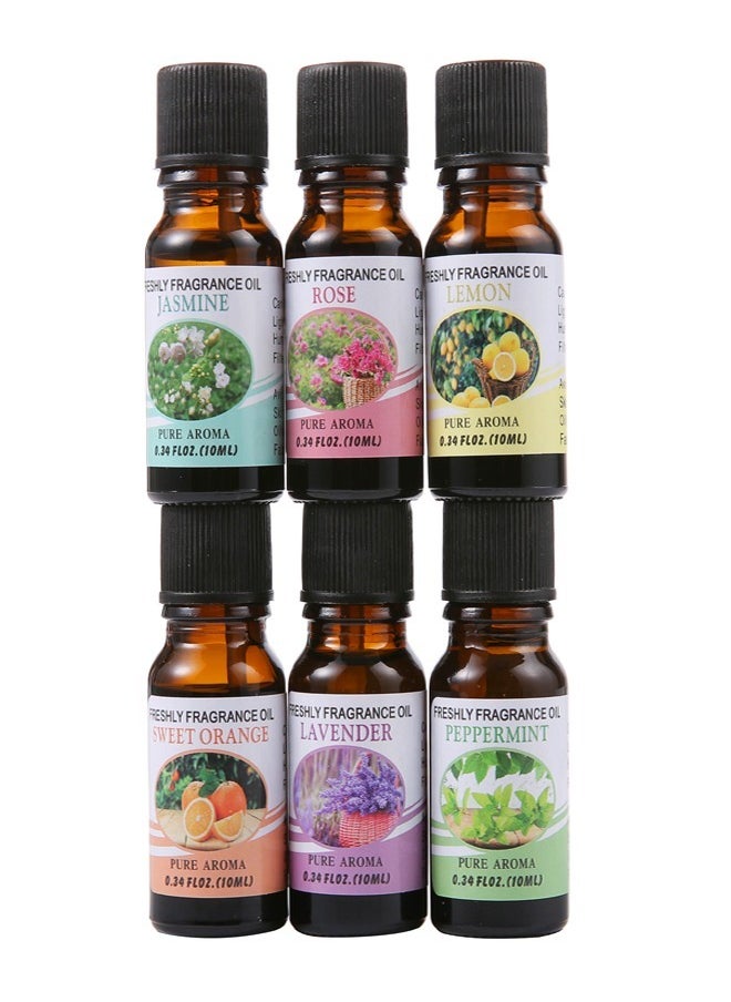 Generic Pack of 6 Natural and Pure Premium Fragrance Water Soluble Aroma Diffuser Essential Oil  - Image 3