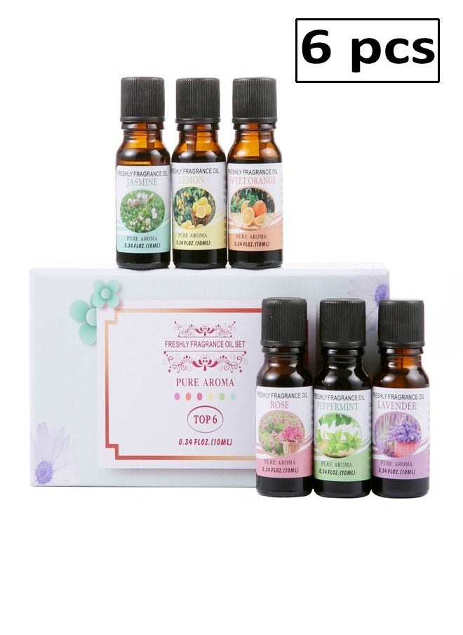 Generic Pack of 6 Natural and Pure Premium Fragrance Water Soluble Aroma Diffuser Essential Oil  - Image 2