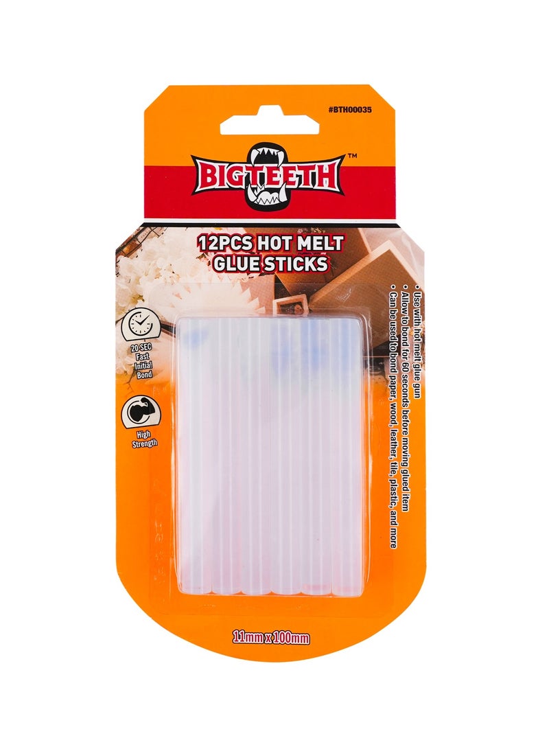12PCS Hot Melt Glue Sticks 11mm x 100mm