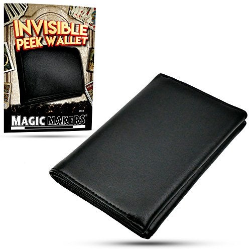 MAGIC MAKERS Mind Reading Invisible Peek Wallet Magic Trick - Image 1