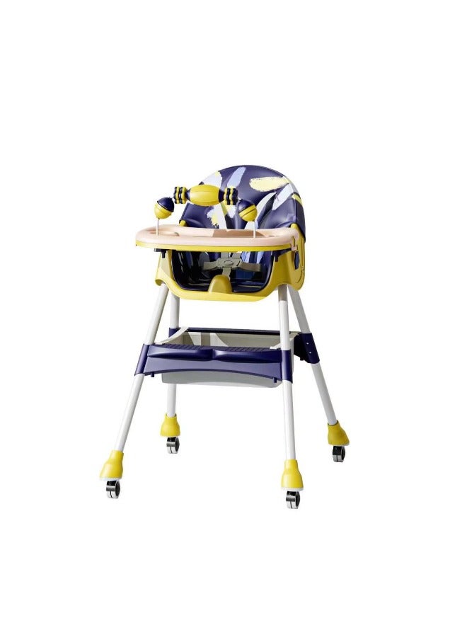 كرسي طعام مرتفع  للأطفال- 2 مستوي H602 - Image 2
