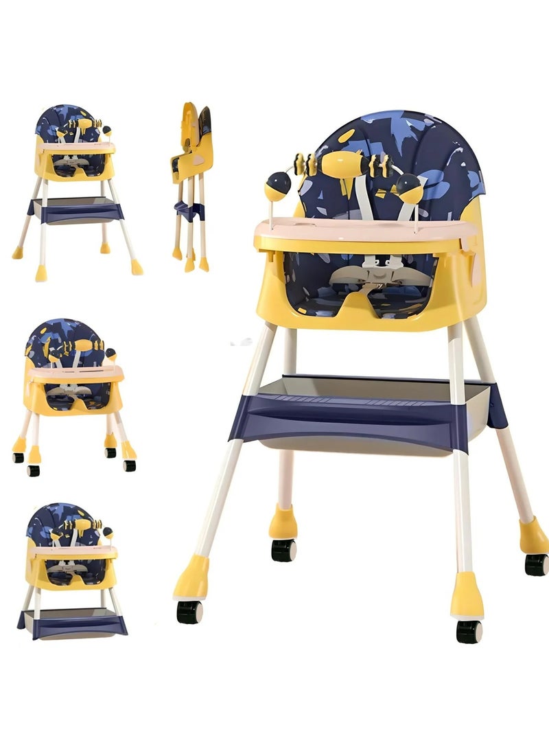 كرسي طعام مرتفع  للأطفال- 2 مستوي H602 - Image 1