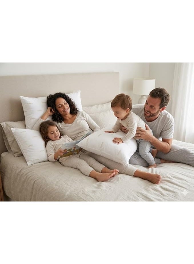 Cannon Queen Hollow Siliconised Polyester Fiber Bed Pillow, 20x30 Inch, Pack of 1 - Image 3