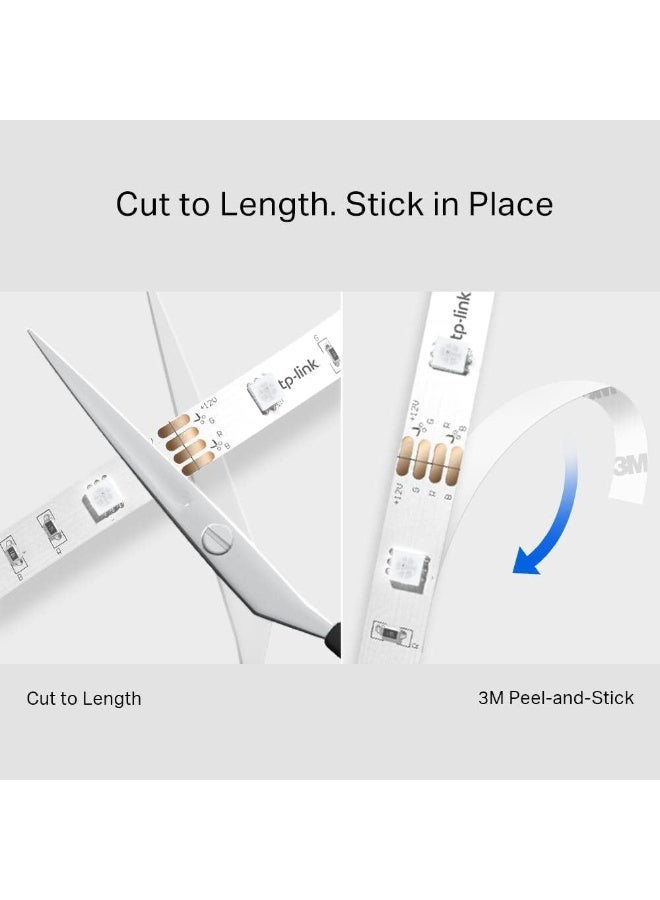 Tapo L900-5 LED Strip Light 5m, Multicolour Led Lights for TV Bedroom, Smart Lighting Controls, Hands-Free Voice Control with Alexa & Google, Flexible Installation, Packaging May Vary - Image 5