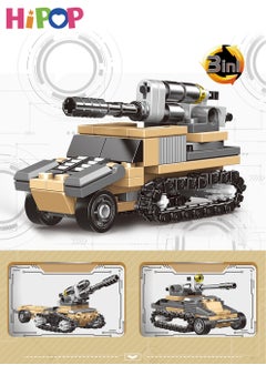 HIPOP 8 In 1 Military Series Blocks Set,Military Puzzle Toy,Blocks Set 800+ PCS,Wide Compatibility,Building Blocks Tank Toy  - Image 4
