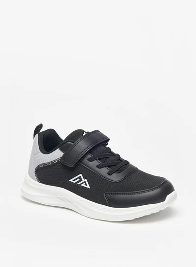 Oaklan by Shoexpress Panelled Sports Shoes with Hook and Loop Closure
