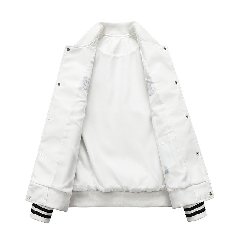 American Retro Biker Suit Pu Leather Men'S Baseball Suit Coat Plutton Handsome Aviator Functional Jacket Coat - Image 4