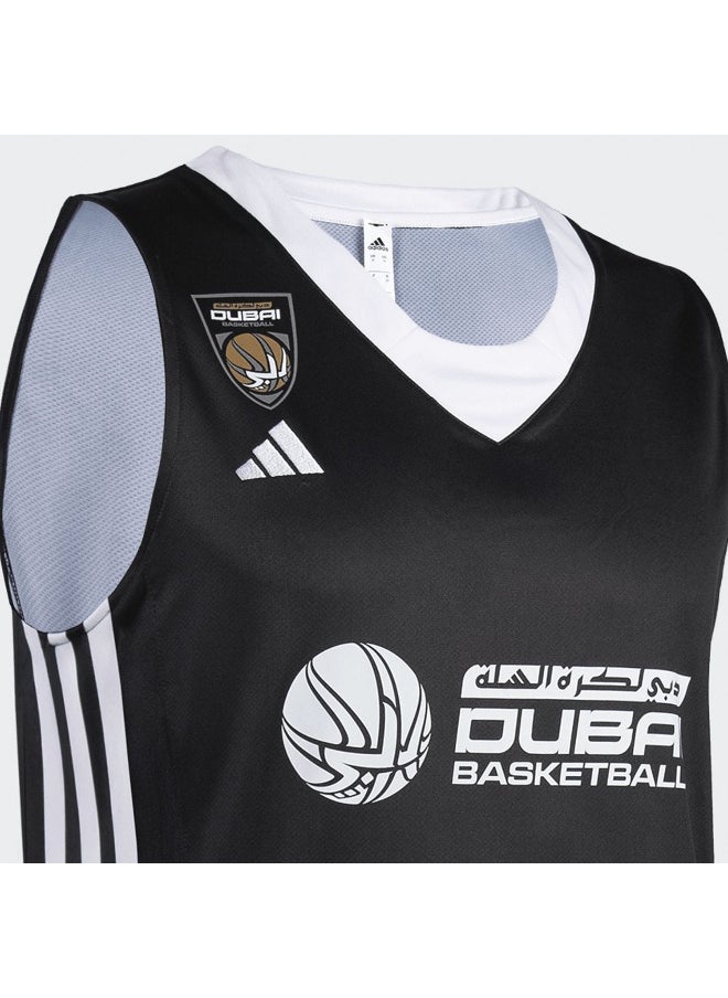 Adidas Adidas Dubai Bb Away Jersey Men Black Basketball Shorts For Men Xs  - Image 4