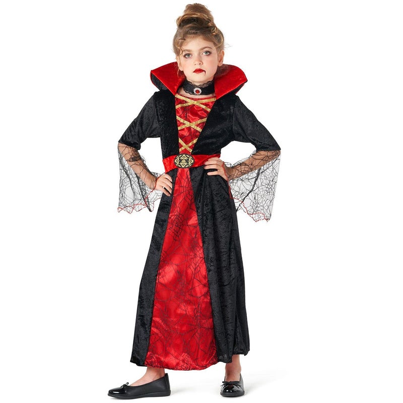 Morph Vampire Costume For Girls Vampire Girl Costume Girls Vampire Costume Kids Vampire Costume Vampire Halloween Costumes Large - Image 2