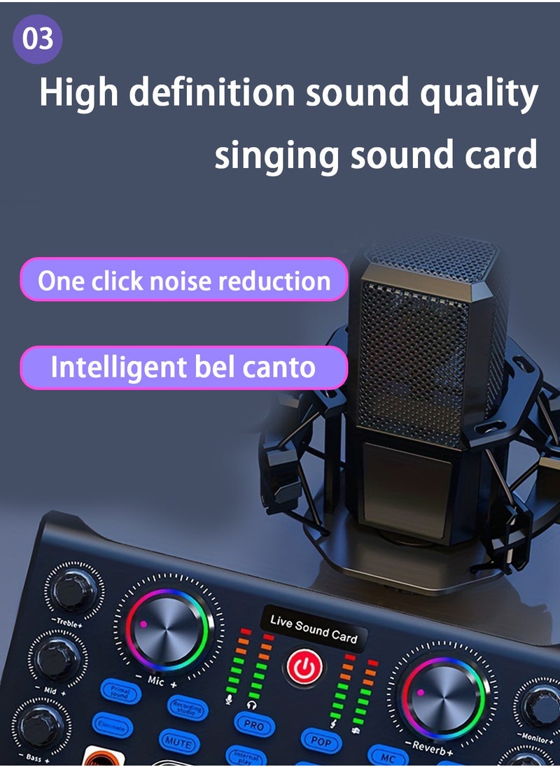 Viden X60 Professional Sound Card Sound System Is Used For Live Mixing And Changing Sound Party Live DJ Mixing Table 16 Special Effects Buttons  - Image 4