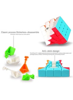 D ETERNAL D ETERNAL QiYi Qiyuan S2 4x4x4 High Speed Sticker-Less Cube Puzzle for 14 Years and Up (New Version S2)  - Image 4