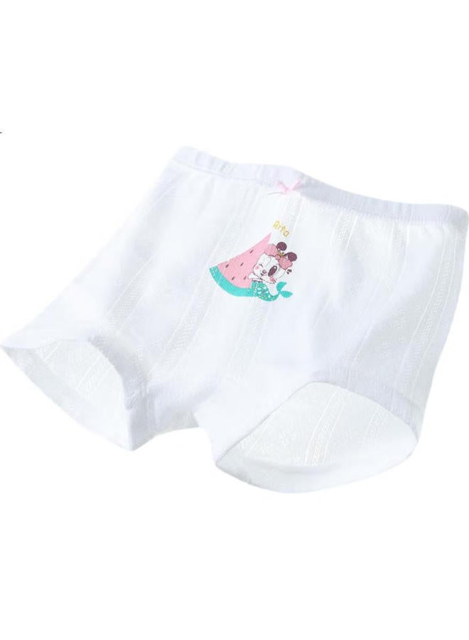 Babu Bean Children'S Underwear Girls' Panties Baby Girls' Mid-To-Large Children'S Four-Corner Shorts Watermelon Mesh 4-Pack 130 - Image 3