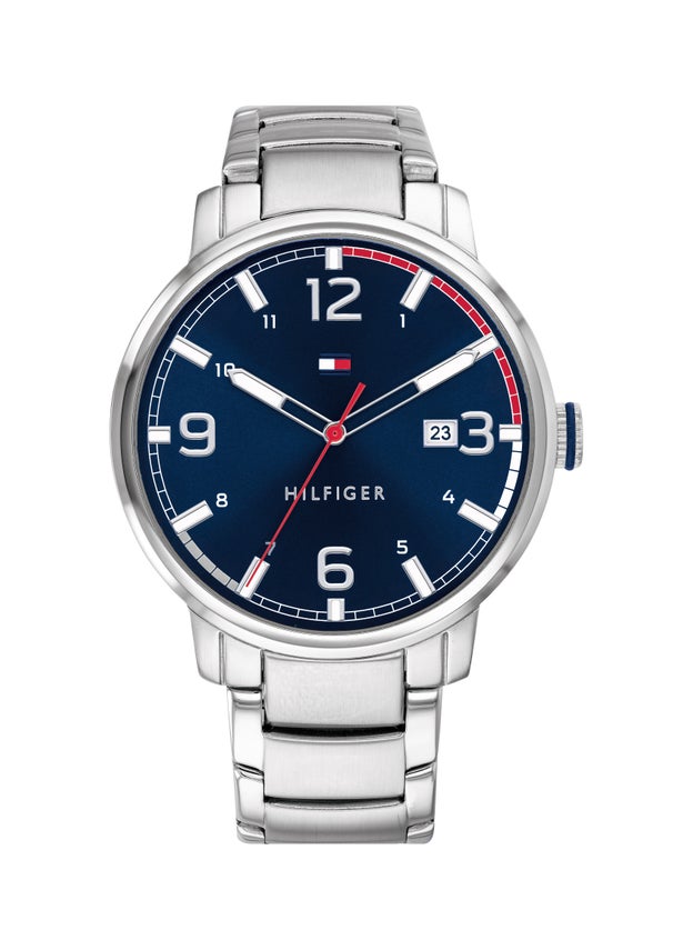 Th Essentials Steel Strap Analog Watch