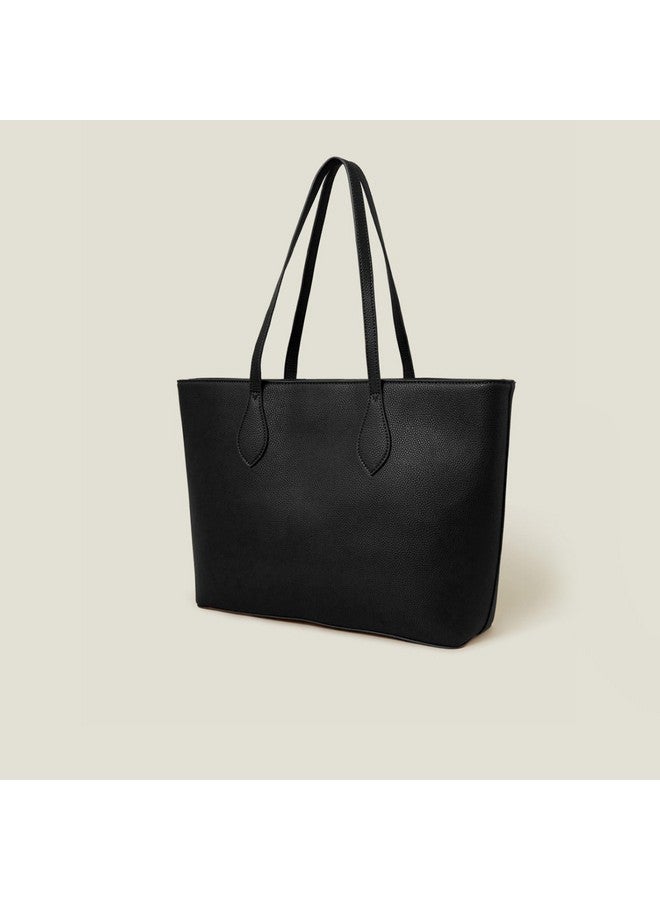 Accessorize London Women's Black Laptop Tote Bag - Image 4