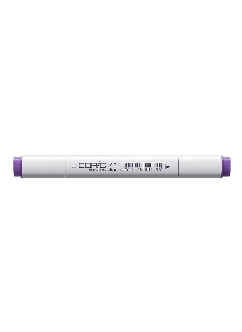 COPIC Copic Marker with Replaceable Nib, V17-Copic, Amethyst  - Image 1