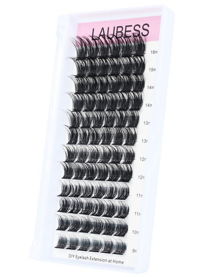 LAUBESS Lash Clusters 916Mm 72Pcs Individual Lashes D Curl Cluster Lashes Mixed Length Eyelash Clusters Diy Lash Extension Kit Cluster Eyelash Extensions (030.07D 916Mm) - Image 5