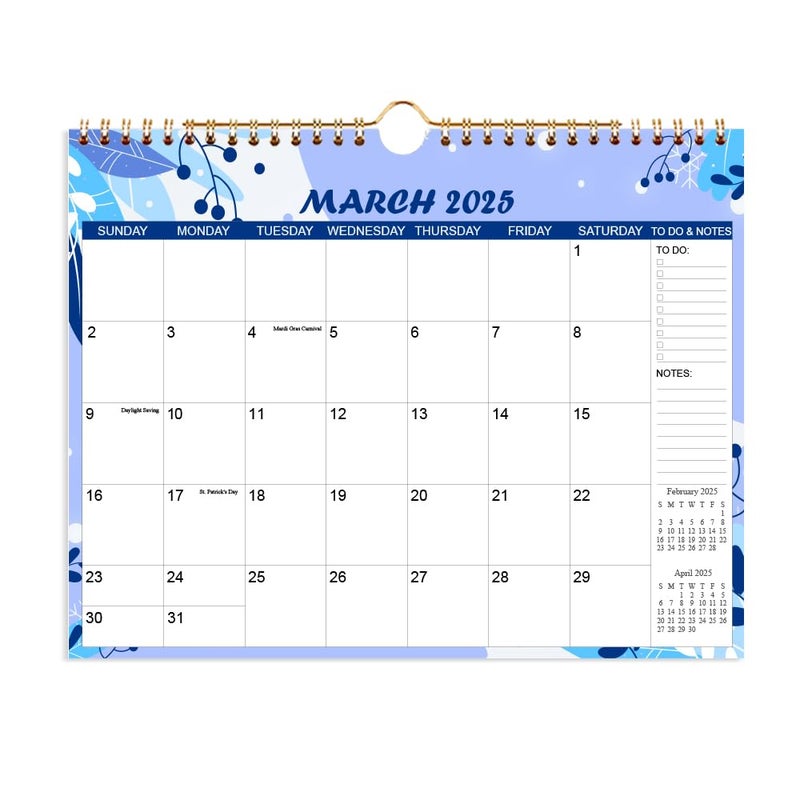 Nokingo 2025-2026 Calendar - Wall Calendar from Jan 2025 to Jun 2026, 18 Monthly Calendar with Seasonal Designs for Planning and Organizing for Home or Office, 11.5 x 14.5 In Calendar 2025-2026 - Image 1