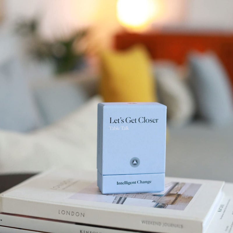 Intelligent Change Get Closer: Table Talk Conversation Cards, Dinner Party Conversation Starters, Fun Talking Card Game Friends, Family, & Couples, Icebreaker Game 52 Question Cards - Image 2