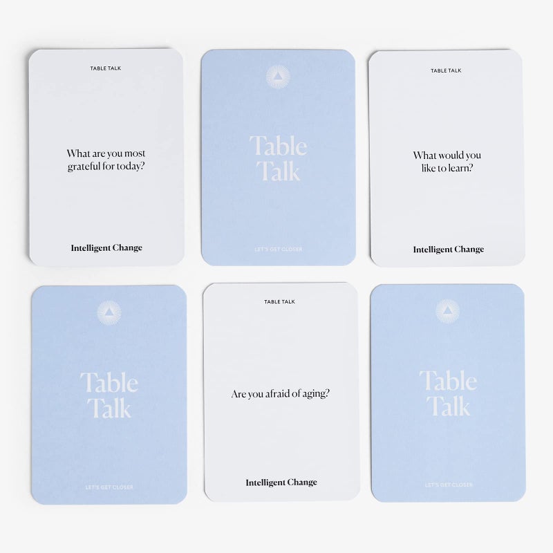 Intelligent Change Get Closer: Table Talk Conversation Cards, Dinner Party Conversation Starters, Fun Talking Card Game Friends, Family, & Couples, Icebreaker Game 52 Question Cards - Image 5