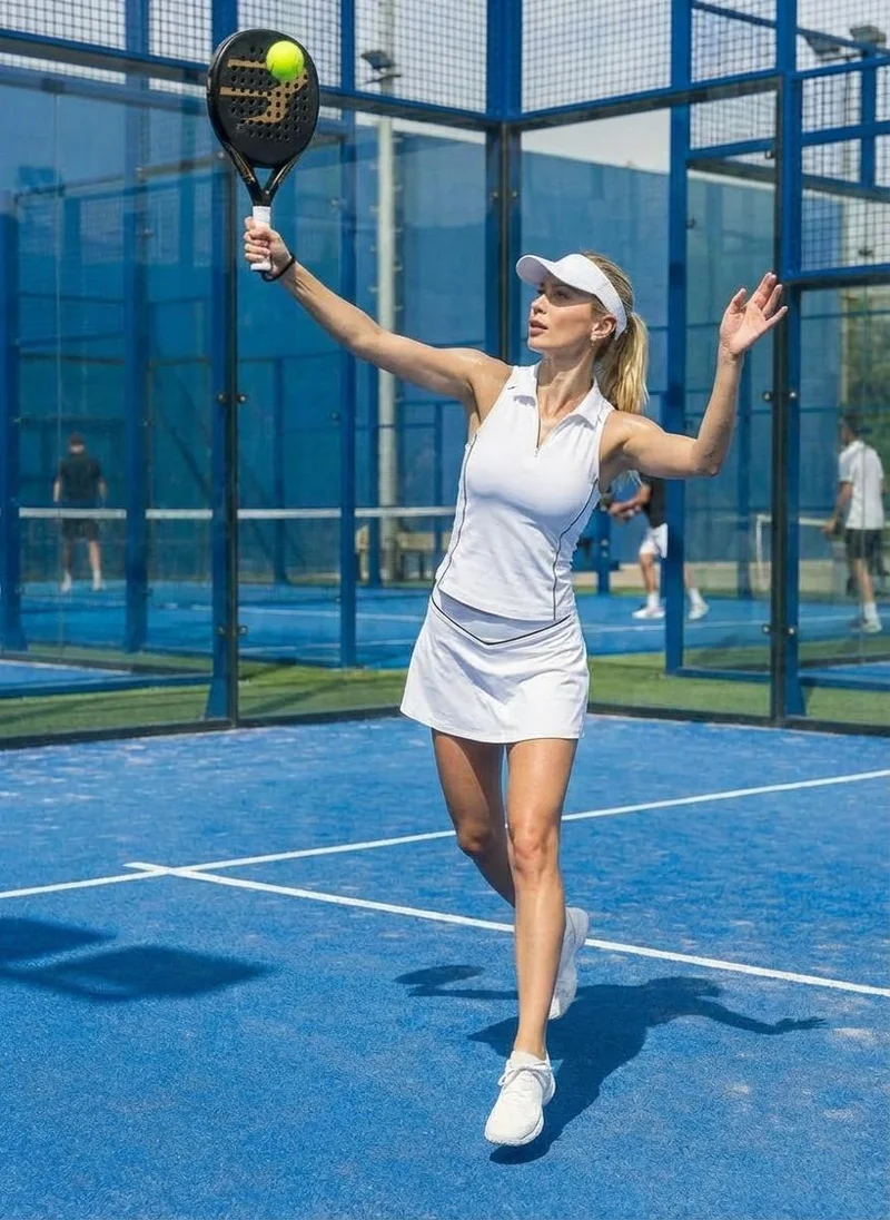 SVL Women's Sports Top with Zipper – White – SVL